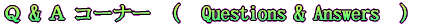 Q & A ʡ